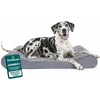 image:imageFurhaven Cooling Gel Dog Bed for Large Dogs w Removable Washable Cover For Dogs Up to 75 lbs  Ultra Plush Faux Fur amp Suede Luxe Lounger Contour Mattress  Cream JumboXLUltra Plush Gray