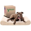 image:imageFurhaven Cooling Gel Dog Bed for Large Dogs w Removable Washable Cover For Dogs Up to 75 lbs  Ultra Plush Faux Fur amp Suede Luxe Lounger Contour Mattress  Cream JumboXLUltra Plush Cream