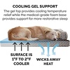 image:imageFurhaven Cooling Gel Dog Bed for MediumSmall Dogs w Removable Bolsters amp Washable Cover For Dogs Up to 35 lbs  Plush amp Woven Decor Comfy Couch Sofa  Diamond Brown MediumDiamond Brown Plush  Woven Dcor