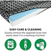image:imageFurhaven Cooling Gel Dog Bed for MediumSmall Dogs w Removable Bolsters amp Washable Cover For Dogs Up to 35 lbs  Plush amp Woven Decor Comfy Couch Sofa  Diamond Brown MediumDiamond Gray Plush  Woven Dcor
