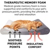 image:imageFurhaven Cozy Orthopedic Dog Bed for Large Dogs w Removable Bolsters amp Washable Cover For Dogs Up to 95 lbs  Plush amp Diamond Print Nest Top Sofa  Gray JumboXLGray