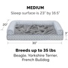 image:imageFurhaven Cozy Orthopedic Dog Bed for Large Dogs w Removable Bolsters amp Washable Cover For Dogs Up to 95 lbs  Plush amp Diamond Print Nest Top Sofa  Gray JumboXLGray Plush  Diamond Print Nest Top