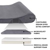 image:imageFurhaven Cozy Orthopedic Dog Bed for Large Dogs w Removable Bolsters amp Washable Cover For Dogs Up to 95 lbs  Plush amp Diamond Print Nest Top Sofa  Gray JumboXLGray