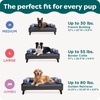 image:imageFurhaven Elevated Dog Bed Frame for 30 x 20 Medium Dog Beds Easy Assembly  MidCentury Modern Bed Frame  Gray Wash MediumVeneer Gray Wash