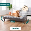 image:imageFurhaven Elevated Dog Bed Frame for 30 x 20 Medium Dog Beds Easy Assembly  MidCentury Modern Bed Frame  Gray Wash MediumVeneer Gray Wash
