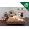 image:imageFurhaven Elevated Dog Bed Frame for 30 x 20 Medium Dog Beds Easy Assembly  MidCentury Modern Bed Frame  Gray Wash MediumVeneer Gray Wash