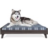 image:imageFurhaven Elevated Dog Bed Frame for 30 x 20 Medium Dog Beds Easy Assembly  MidCentury Modern Bed Frame  Gray Wash MediumVeneer Gray Wash