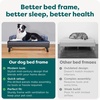 image:imageFurhaven Elevated Dog Bed Frame for 30 x 20 Medium Dog Beds Easy Assembly  MidCentury Modern Bed Frame  Gray Wash MediumVeneer Gray Wash