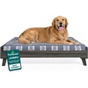 image:imageFurhaven Elevated Dog Bed Frame for 30 x 20 Medium Dog Beds Easy Assembly  MidCentury Modern Bed Frame  Gray Wash MediumVeneer Gray Wash