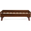 image:imageFurhaven Elevated Dog Bed Frame for 30 x 20 Medium Dog Beds Easy Assembly  MidCentury Modern Bed Frame  Gray Wash MediumVeneer Walnut