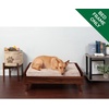 image:imageFurhaven Elevated Dog Bed Frame for 30 x 20 Medium Dog Beds Easy Assembly  MidCentury Modern Bed Frame  Gray Wash MediumVeneer Walnut