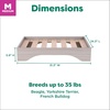 image:imageFurhaven Elevated Dog Bed for Large Dogs MidCentury Modern Style with Flexible Slats amp NonSlip Pads for Comfort amp Airflow Easy Assembly Raised Pet Bed Jumbo Dark BrownLight Gray