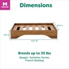 image:imageFurhaven Elevated Dog Bed for Large Dogs MidCentury Modern Style with Flexible Slats amp NonSlip Pads for Comfort amp Airflow Easy Assembly Raised Pet Bed Jumbo Dark BrownDark Brown