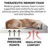 image:imageFurhaven Memory Foam Dog Bed for Large Dogs w Removable Bolsters amp Washable Cover For Dogs Up to 125 lbs  Plush amp Suede Sofa  Deep Pool Jumbo PlusXXLPlush  Southwest Kilim Decor Boulder Gray