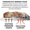 image:imageFurhaven Memory Foam Dog Bed for Large Dogs w Removable Bolsters amp Washable Cover For Dogs Up to 125 lbs  Plush amp Suede Sofa  Deep Pool Jumbo PlusXXLPlush  Southwest Kilim Decor Black Medallion