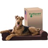 image:imageFurhaven Memory Foam Dog Bed for Large Dogs w Removable Bolsters amp Washable Cover For Dogs Up to 125 lbs  Plush amp Suede Sofa  Deep Pool Jumbo PlusXXLQuilted Coffee