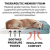 image:imageFurhaven Memory Foam Dog Bed for Large Dogs w Removable Bolsters amp Washable Cover For Dogs Up to 125 lbs  Plush amp Suede Sofa  Deep Pool Jumbo PlusXXLPlush  Suede Deep Pool