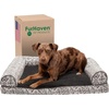 image:imageFurhaven Memory Foam Dog Bed for Large Dogs w Removable Bolsters amp Washable Cover For Dogs Up to 125 lbs  Plush amp Suede Sofa  Deep Pool Jumbo PlusXXLPlush  Southwest Kilim Decor Boulder Gray