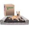 image:imageFurhaven Memory Foam Dog Bed for Large Dogs w Removable Bolsters amp Washable Cover For Dogs Up to 125 lbs  Plush amp Suede Sofa  Deep Pool Jumbo PlusXXLPlush  Southwest Kilim Decor Boulder Gray