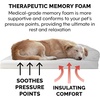 image:imageFurhaven Memory Foam Dog Bed for Large Dogs w Removable Bolsters amp Washable Cover For Dogs Up to 125 lbs  Plush amp Suede Sofa  Deep Pool Jumbo PlusXXLQuilted Silver Gray