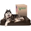 image:imageFurhaven Memory Foam Dog Bed for Large Dogs w Removable Bolsters amp Washable Cover For Dogs Up to 125 lbs  Plush amp Suede Sofa  Deep Pool Jumbo PlusXXLPlush  Suede Espresso