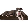 image:imageFurhaven Memory Foam Dog Bed for Large Dogs w Removable Bolsters amp Washable Cover For Dogs Up to 125 lbs  Plush amp Suede Sofa  Deep Pool Jumbo PlusXXLPlush  Suede Espresso