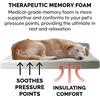 image:imageFurhaven Memory Foam Dog Bed for Large Dogs w Removable Bolsters amp Washable Cover For Dogs Up to 95 lbs  TwoTone Plush Faux Fur amp Suede L Shaped Chaise  Stone Gray JumboXLQuilted Paw Iceberg Green