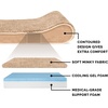 image:imageFurhaven Memory Foam Dog Bed for Large Dogs w Removable Washable Cover For Dogs Up to 75 lbs  Ultra Plush Faux Fur amp Suede Luxe Lounger Contour Mattress  Gray JumboXLCamel