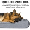 image:imageFurhaven Memory Foam Dog Bed for Large Dogs w Removable Washable Cover For Dogs Up to 75 lbs  Ultra Plush Faux Fur amp Suede Luxe Lounger Contour Mattress  Gray JumboXLGray