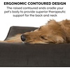 image:imageFurhaven Memory Foam Dog Bed for Large Dogs w Removable Washable Cover For Dogs Up to 75 lbs  Ultra Plush Faux Fur amp Suede Luxe Lounger Contour Mattress  Gray JumboXLMicrovelvet Espresso