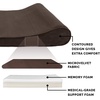 image:imageFurhaven Memory Foam Dog Bed for Large Dogs w Removable Washable Cover For Dogs Up to 75 lbs  Ultra Plush Faux Fur amp Suede Luxe Lounger Contour Mattress  Gray JumboXLMicrovelvet Espresso