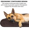 image:imageFurhaven Memory Foam Dog Bed for Large Dogs w Removable Washable Cover For Dogs Up to 75 lbs  Ultra Plush Faux Fur amp Suede Luxe Lounger Contour Mattress  Gray JumboXLEspresso