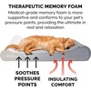 image:imageFurhaven Memory Foam Dog Bed for Large Dogs w Removable Washable Cover For Dogs Up to 75 lbs  Ultra Plush Faux Fur amp Suede Luxe Lounger Contour Mattress  Gray JumboXLGray