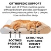 image:imageFurhaven Memory Foam Dog Bed for Large Dogs w Removable Washable Cover For Dogs Up to 75 lbs  Ultra Plush Faux Fur amp Suede Luxe Lounger Contour Mattress  Gray JumboXLCamel