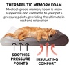 image:imageFurhaven Memory Foam Dog Bed for Large Dogs w Removable Washable Cover For Dogs Up to 75 lbs  Ultra Plush Faux Fur amp Suede Luxe Lounger Contour Mattress  Gray JumboXLEspresso