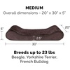 image:imageFurhaven Memory Foam Dog Bed for Large Dogs w Removable Washable Cover For Dogs Up to 75 lbs  Ultra Plush Faux Fur amp Suede Luxe Lounger Contour Mattress  Gray JumboXLEspresso