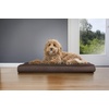 image:imageFurhaven Orthopedic Dog Bed  Puffy Quilted Foam Mattress with Removable Washable Cover Soft amp Supportive for Kennels amp Crates  Large RustEspresso