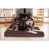image:imageFurhaven Orthopedic Dog Bed  Puffy Quilted Foam Mattress with Removable Washable Cover Soft amp Supportive for Kennels amp Crates  Large RustEspresso