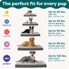image:imageFurhaven Orthopedic Dog Bed  Puffy Quilted Foam Mattress with Removable Washable Cover Soft amp Supportive for Kennels amp Crates  Large RustGray