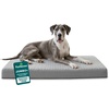 image:imageFurhaven Orthopedic Dog Bed  Puffy Quilted Foam Mattress with Removable Washable Cover Soft amp Supportive for Kennels amp Crates  Large RustGray