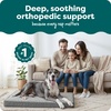 image:imageFurhaven Orthopedic Dog Bed  Puffy Quilted Foam Mattress with Removable Washable Cover Soft amp Supportive for Kennels amp Crates  Large RustGray