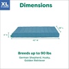 image:imageFurhaven Orthopedic Dog Bed  Puffy Quilted Foam Mattress with Removable Washable Cover Soft amp Supportive for Kennels amp Crates  Large RustLagoon