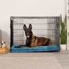 image:imageFurhaven Orthopedic Dog Bed  Puffy Quilted Foam Mattress with Removable Washable Cover Soft amp Supportive for Kennels amp Crates  Large RustLagoon