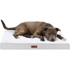 image:imageFurhaven Orthopedic Dog Bed  Puffy Quilted Foam Mattress with Removable Washable Cover Soft amp Supportive for Kennels amp Crates  Large RustLight Gray
