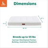image:imageFurhaven Orthopedic Dog Bed  Puffy Quilted Foam Mattress with Removable Washable Cover Soft amp Supportive for Kennels amp Crates  Large RustLight Gray