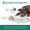 image:imageFurhaven Orthopedic Dog Bed  Puffy Quilted Foam Mattress with Removable Washable Cover Soft amp Supportive for Kennels amp Crates  Large RustLight Gray
