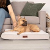 image:imageFurhaven Orthopedic Dog Bed  Puffy Quilted Foam Mattress with Removable Washable Cover Soft amp Supportive for Kennels amp Crates  Large RustLight Gray