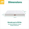 image:imageFurhaven Orthopedic Dog Bed  Puffy Quilted Foam Mattress with Removable Washable Cover Soft amp Supportive for Kennels amp Crates  Large RustLight Gray