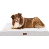 image:imageFurhaven Orthopedic Dog Bed  Puffy Quilted Foam Mattress with Removable Washable Cover Soft amp Supportive for Kennels amp Crates  Large RustLight Gray
