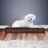 image:imageFurhaven Orthopedic Dog Bed  Puffy Quilted Foam Mattress with Removable Washable Cover Soft amp Supportive for Kennels amp Crates  Large RustMinky Chocolate